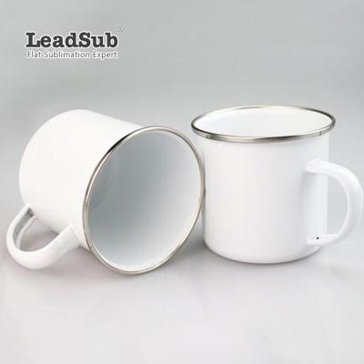 China Custom Viable Sublimation Enamel Mug Sublimation Enamel Coffee Mug for sale