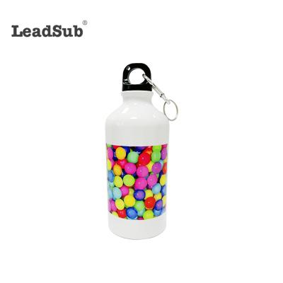 China Wholesale Sublimation 500ml Sustainable White Aluminum Water Bottle Aluminum Drinking Bottle for sale