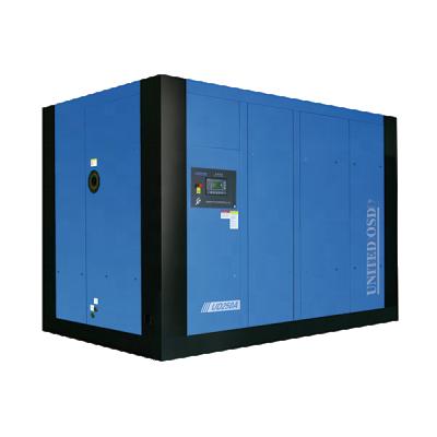 China UC315 315kW screw air compressor oil grade lubricated screw air compressor for cement spraying machine for sale