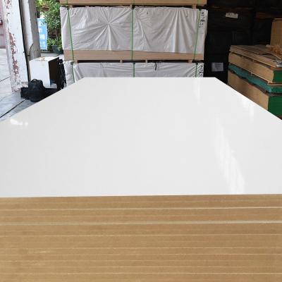 China white melamine mdf hdf board 3mm 6mm 12mm 15mm 18mm furniture high quality fiberboard for furniture for sale