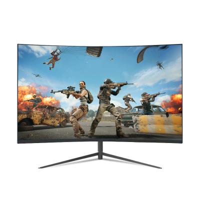 China Gaming Game Curved Frameless Desktop Monitor 27inch Desktop Computer Monitor 1920*1080FHD 165hz Black Color for sale