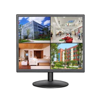 China Uncurved CCTV DVR-Monitor 17inch 1280*1024 Black Color 60hz for sale