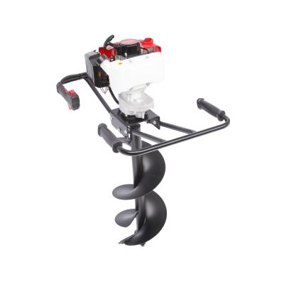 China High Power Double Person Gasoline Auger Auger 2Stroke AG52D Fertilizer Application for sale