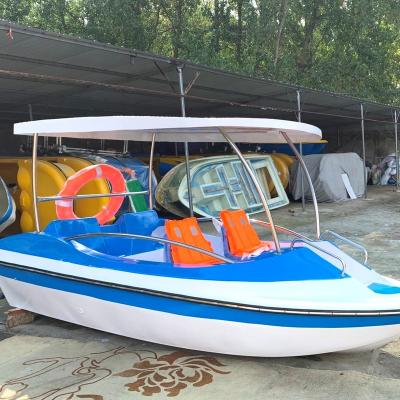 China Hot selling FRP park pedal boatpedal boat,cruise boat,pedal boat for sale