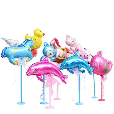 China PVC Table Balloon Stand For Party Decoration Birthday Balloon Decoration Supplies Balloon Stand With Base Wedding Party Props for sale