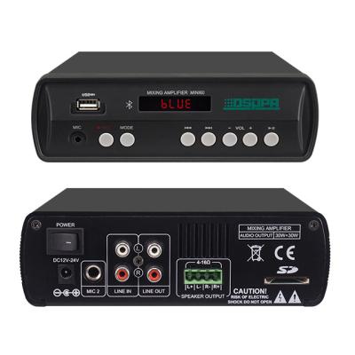 China The blue tooth at. Remote Control Classroom Amplifier 2 Channel 2x30W Mini Hifi Digital Wireless Class D Integrated Mixer Amplifier for sale