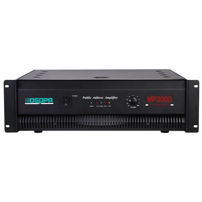 China Professional MP3000 DSPPA MP3000 PA System Power Amplifier 4-8 Ohm 1000W LED Power Amplifier for sale