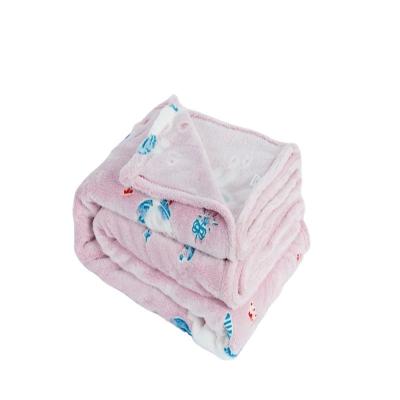 China 2022 New Good Style Printed Comfort Simply Flannel Blanket Warm Flannel Blanket for sale