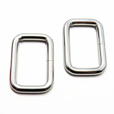 China Shoes/Clothes/Bags/Hats YK 10585 Nickel Free Metal Ring Designer Metal Ring Bag Hardware Square for sale