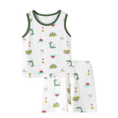 China Wholesale Children's Clothing Children's Suits Sleeveless Suit Vest Cotton Factory Summer Clothes Two Pieces Wholesale for sale