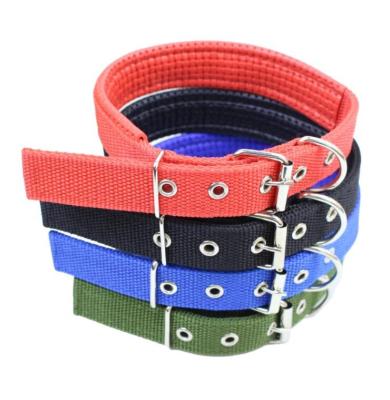 China Cheap Viable Adjustable Personalized Solid Nylon Pet Collar Para Perros Dog Collar for sale