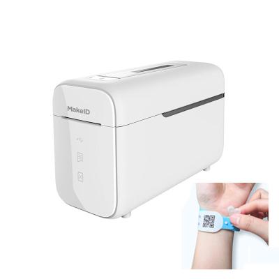 China Black And White Desktop Label Printer Barcode Wristbands Direct Printer for sale