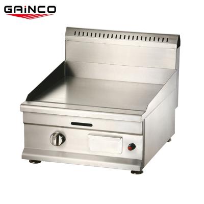 China Hotel smokeless barbecue grillgas griddle flat plate / commercial griddle with stand for sale