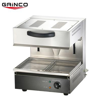 China Commercial Electric Flat Surface Hotel Kitchen BBQ Grill Smokeless Salamander Pita Salamander Grill Steak Gad /Indoor for sale