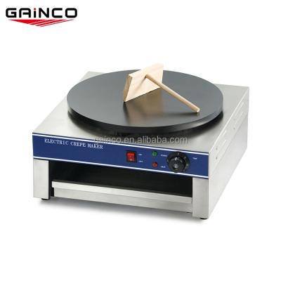 China kitchen industrial single plate crepe machine/automatic crepe maker/crepe maker for sale