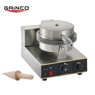 China Electric Snack Factory Gainco Snow Sugar Cone Egg Bowl Waffle Ice Cream Makers Machine for sale