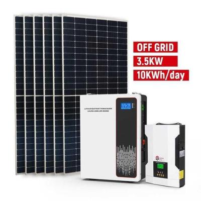 China Home Battery Storage Solar Power Offgrid Inverters 3.5kw 5kw 12kw Hybrid Solar Power System For Home Project 3Kw 5Kw 10Kw for sale