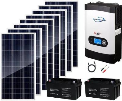 China Home Hybrid Power Inverter InvertorPure Solar Sine With mppt 120A On-Grid Solar System Manufacturer Solar Energy System for sale