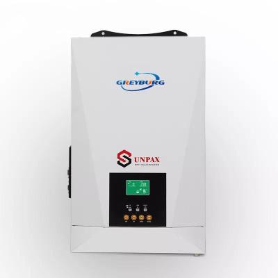 China Durable MPPT 5.5kw 5.5 KW 48v High Frequency Smart Grid Tie Hybrid Solar Inverter With Wifi for sale