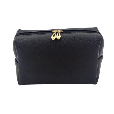 China Fashion Wholesale Unique Customize Skin Care Vegan PU Leather Makeup Vanity Toiletry Pouch Cosmetic Bags For Women for sale