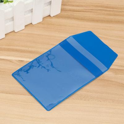 China Credit Card PVC Blue Plastic Holder for Packing List for sale