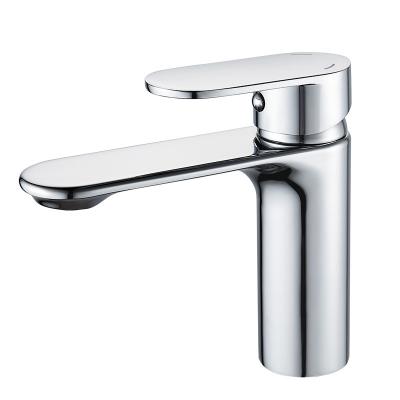 China Sense Faucets Factory Price Hot And Cold Water Modern Bathroom Single Lever Mixer Tap for sale