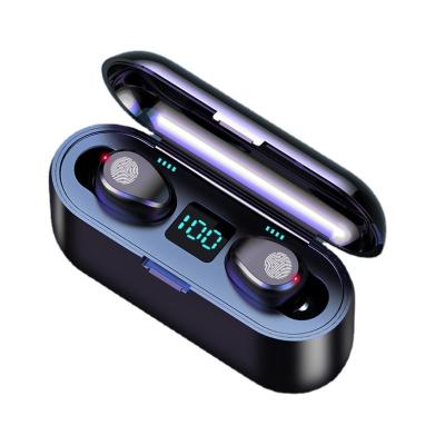 China Wholesale Noise Canceling Perfect Sound Microphone Manufacturer Waterproof Wireless Earphone With F9 Power Bank for sale