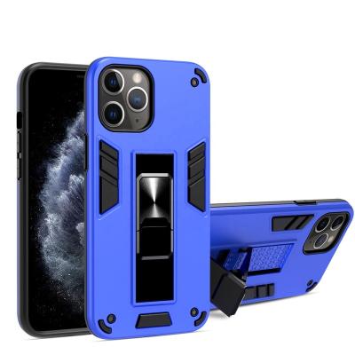 China Factory Wholesale Shockproof 2 in 1 Magnetic Suction Car Bracket Mobile Phone Case For iPhone Mini Series Shock Proof Phone Accessories for sale