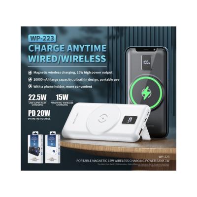 China Type-C Direct Fast Charging Multi-Function Portable Magnetic Bank Fast Factory Charging 10000mAh USB Support 15W Radio Power for sale