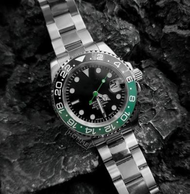 China 316 steel sapphire diver seik x role style high quality nh35/nh36 movement mod watch (dial and bezel can be changed) for sale