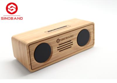 Cina 10W 80 - altoparlante portatile di 20khz Bluetooth con progettazione di legno alla moda del supporto mobile in vendita