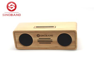 China Wooden Housing USB Bluetooth Speaker , Super Bass Wireless External Bluetooth Speaker for sale