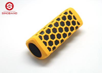 China Ultra Portable Wireless Yellow Bluetooth Speaker With Built - In Speakerphone for sale