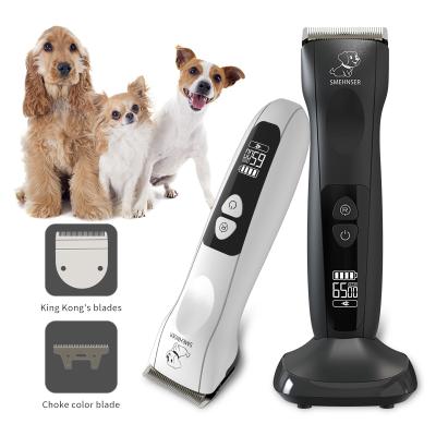 China Viable Amazon Amazon Top Sales Pet Hair Clipper Electronic Professional Hair Cutting Trimmer Animal Clipper USB Charger for sale