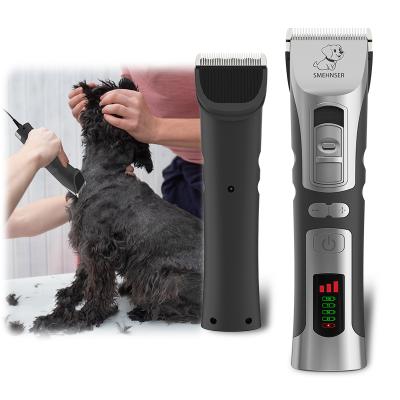 China Viable Low Noise Rechargeable Hair Trimmer Rechargeable Pet Clippers Cordless Professional Dog Grooming Dog Nail Clippers for sale