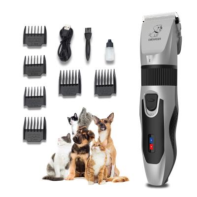 China Viable Clipper Pour Animals LCD Display Professional Pet Grooming Electric Clippers USB Charger Set Quiet Pet for sale