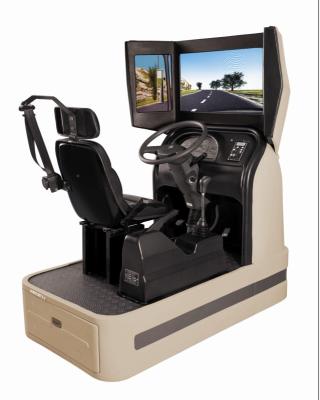 China 3D Car driving simulators , 120 degree electronic training simulator for sale