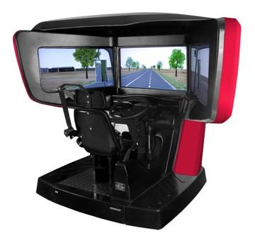 China Manual driving simulator , truck driver training simulator for sale