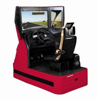 China 3 D manual driving simulator machine , screen simulator for police for sale