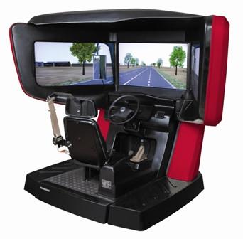 China Virtual driving simulator , manual car 3d drive simulators for sale