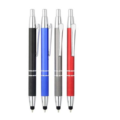 China Pen Top Quality Promotional Aluminum Metal Barrel Metal Ballpoint Pen Logo Printed Pen for sale