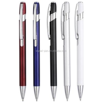 China office & School Pen High Quality Manufacturer Metal Pen Logo Shining Ballpoint Pen for sale