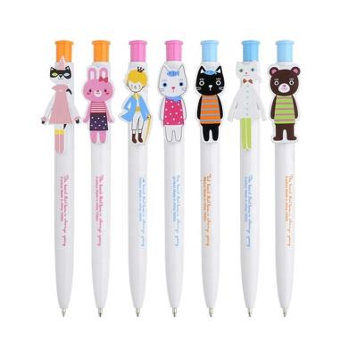 China Mini Keychain Stylus Touch Pen all kinds of white cartoon boby pen for advertising for sale