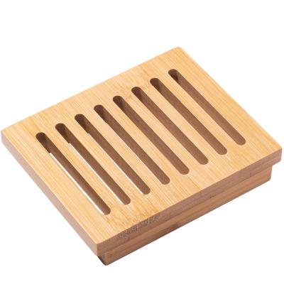 China Modern Bamboo Soap Dish - Rustic Bar Soap Holder, Sponge Holder Bar Soap Saver Case for Bathroom Kitchen Tub, for sale