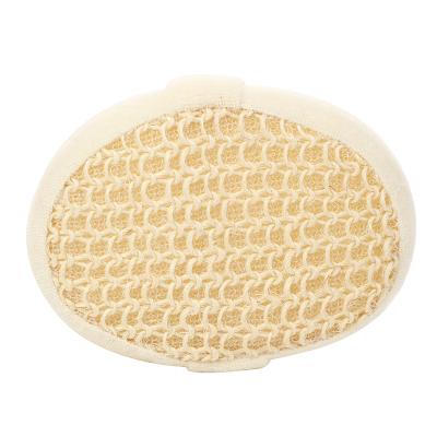 China All Natural Plant Direct Adult Foaming Oval Foaming Oval Cotton/Polyester Bath Sponge/Compound Sponge for sale