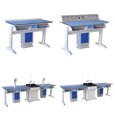 China New Design Modern Children School Science Lab Physics Equipment Work Tables Desk With Sink for sale