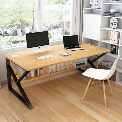 China Hot Selling Modern Simple Style Wood Study (Height) Adjustable Writing Laptop Table Home Office Desk With Melamine Top for sale