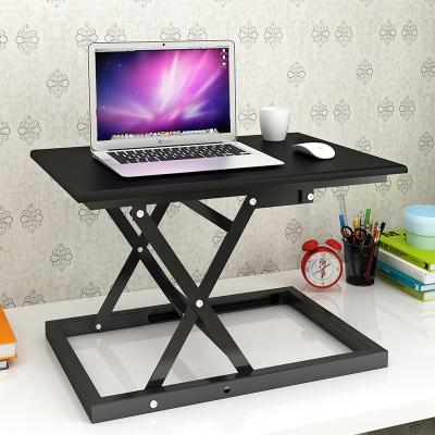 China Adjustable (Height) Adjustable Desk Shock Absorber Folding Desk Converter Portable Height Sit Stand Desk for sale