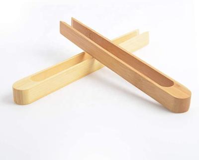 China Viable wooden food tongs, toast tongs, barbecue tongs for sale