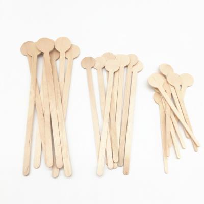 China Sustainable Biodegradable Eco - Friendly Disposable Drink Birch Wood Coffee Rods for sale